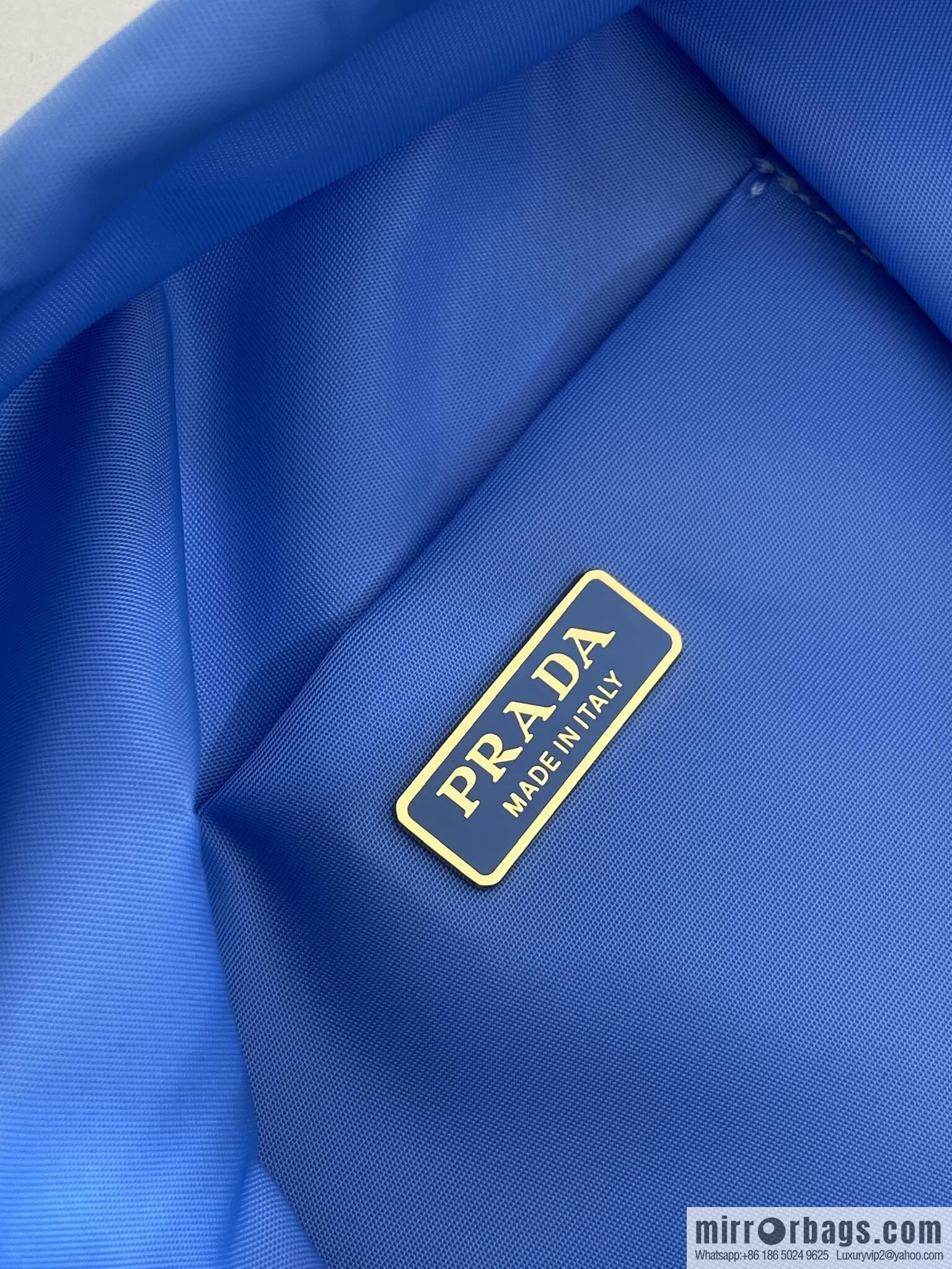 PRADA 🎉 new handbag 🎉 1NK001 drawstring pouch 🎉 blue