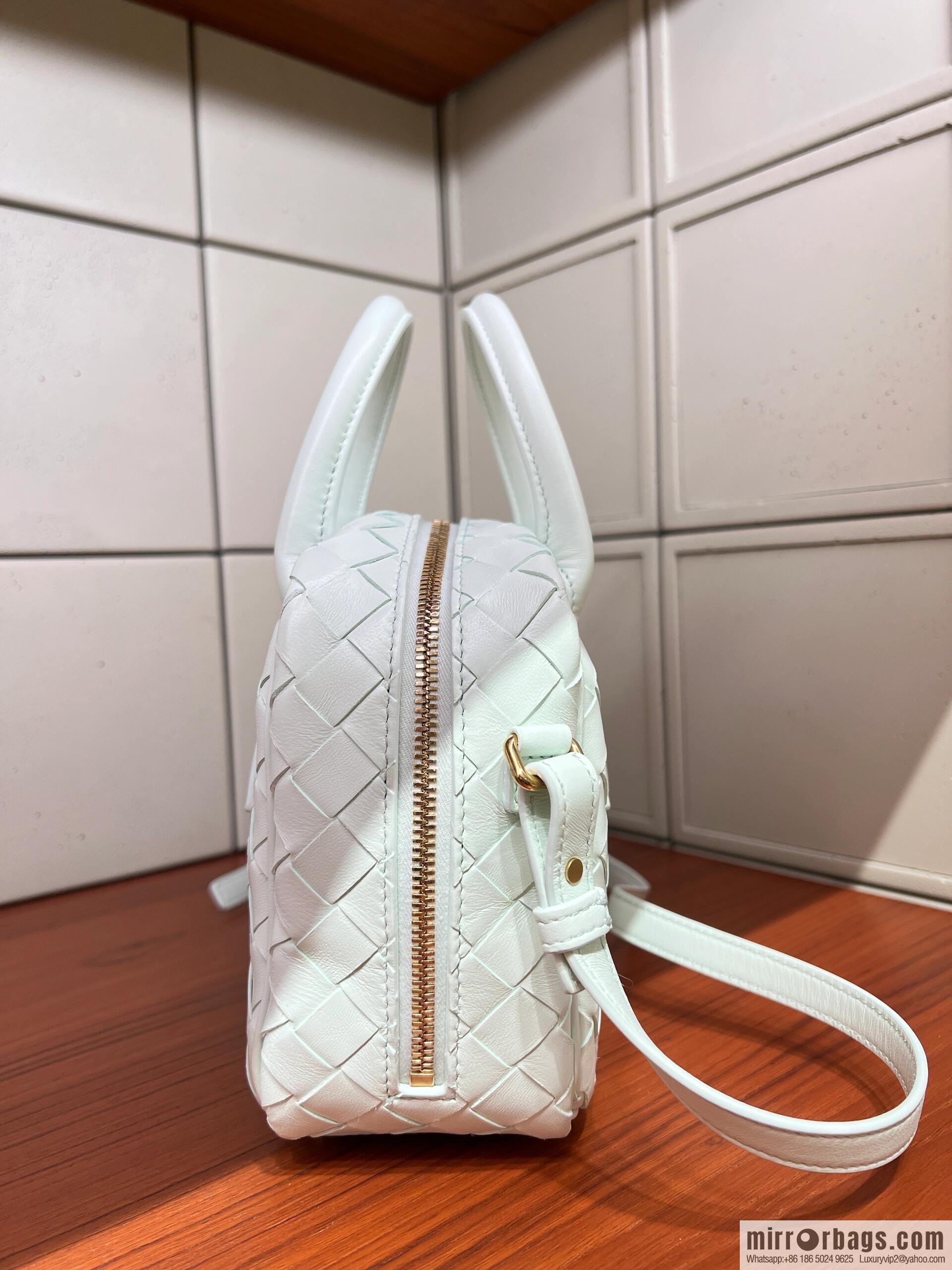 BV S Getaway Handbag 776736 Glacier Blue