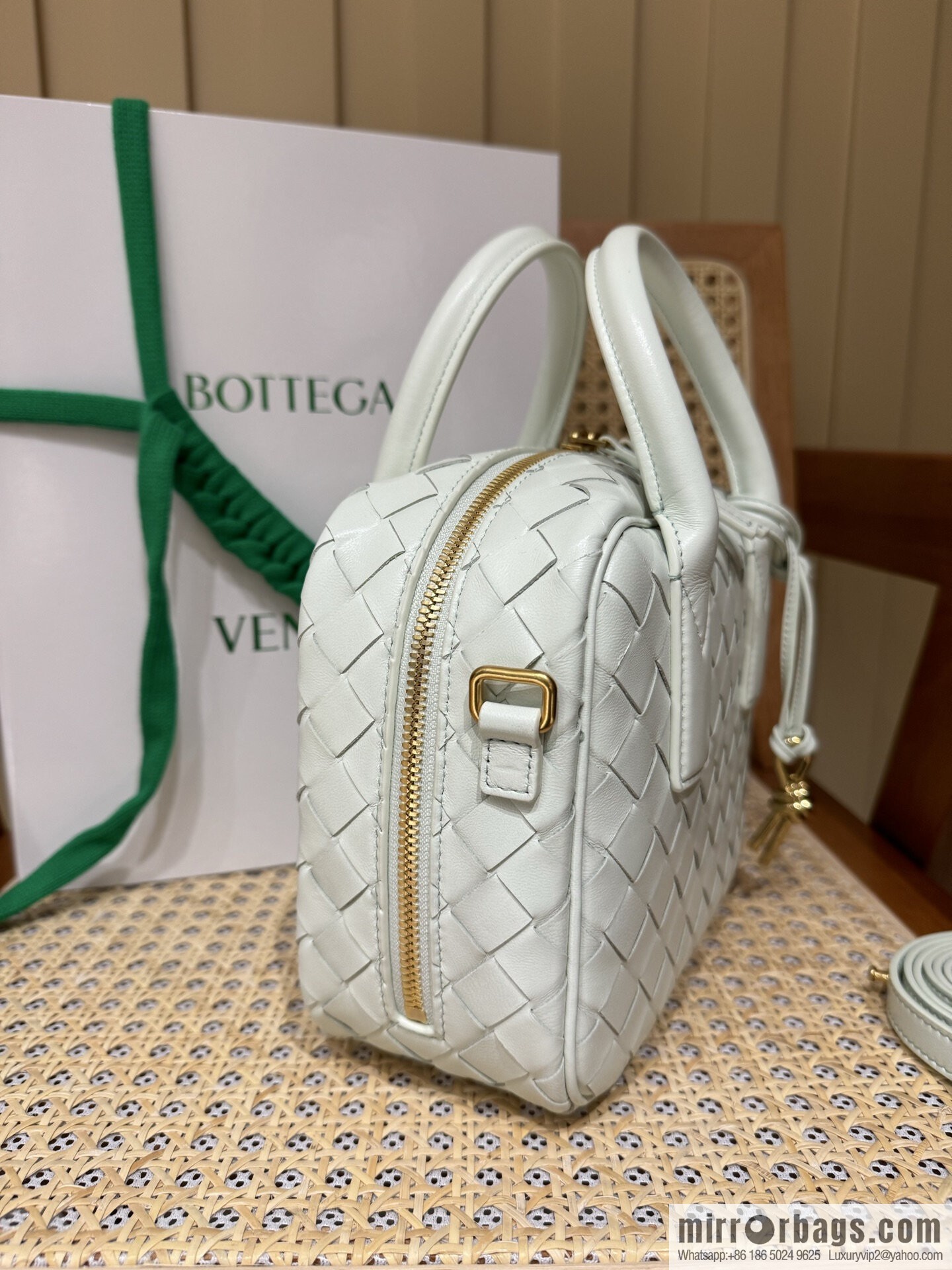 BV S Getaway Handbag 776736 Glacier Blue