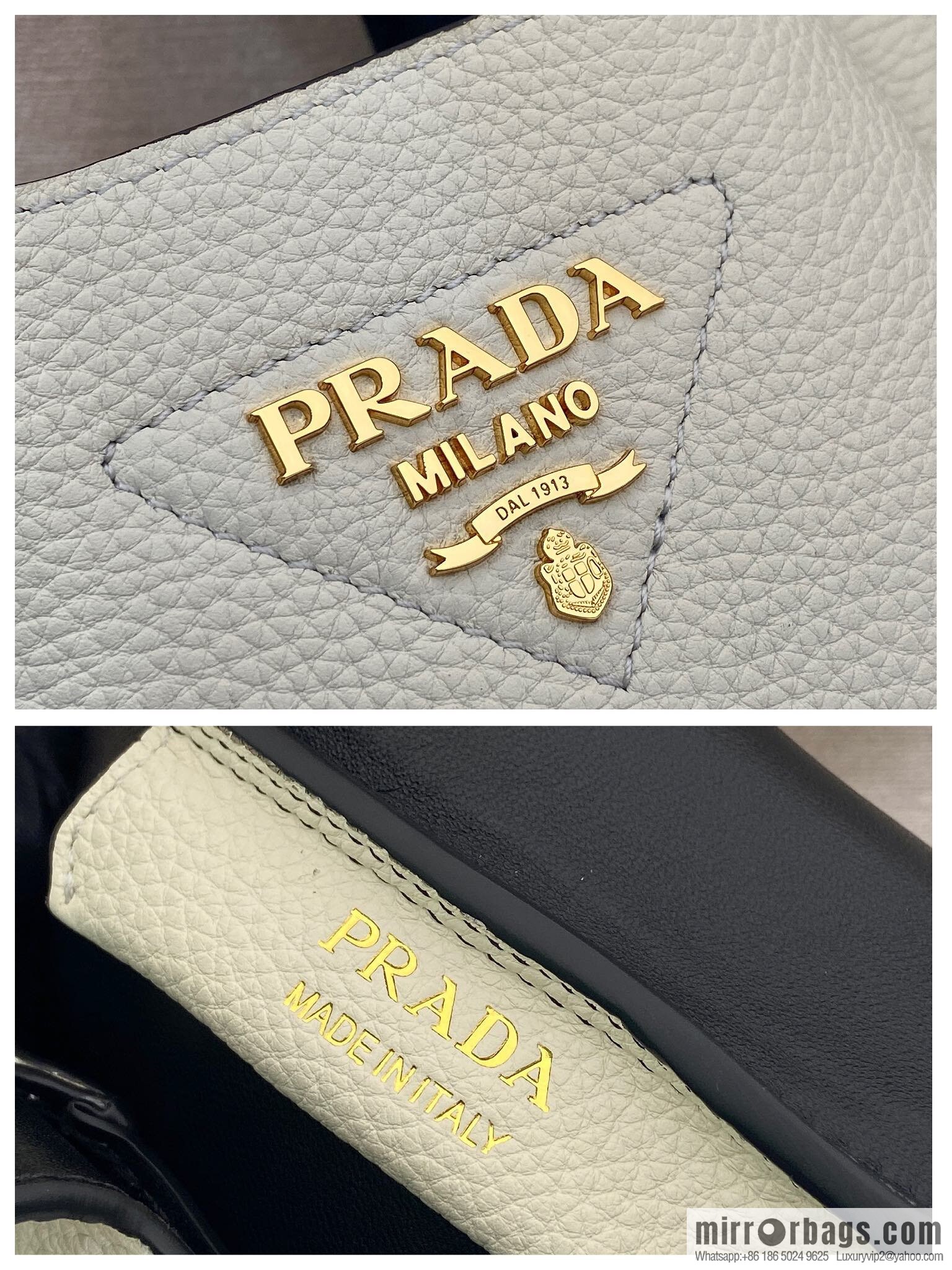 PRADA 🎉 mini basket 🎉 1BA349 🎉🎉 gold hardware 😘😘 white