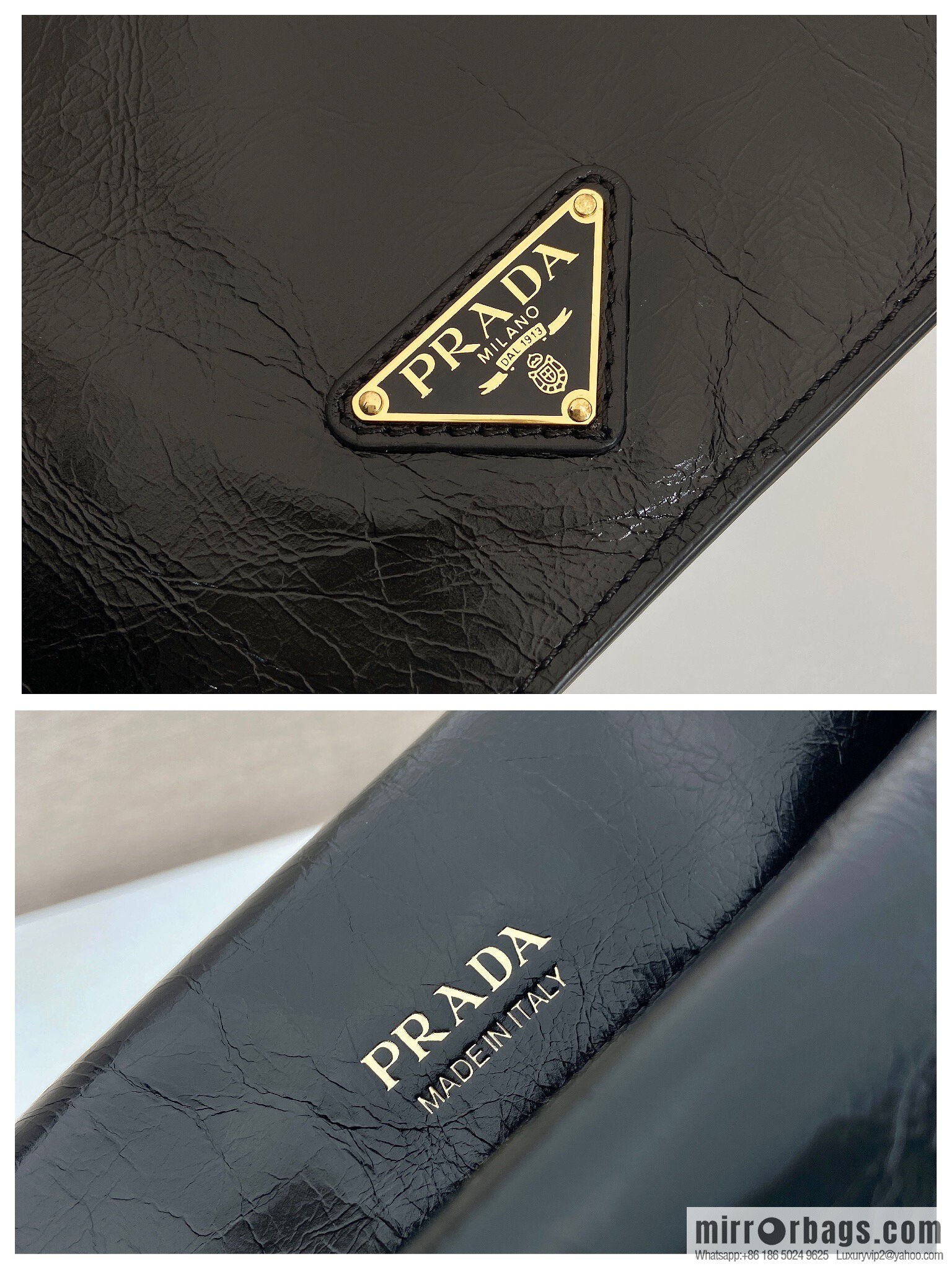 PRADA 🎉 new oil wax leather 🎉🎉 1BD385L🎉