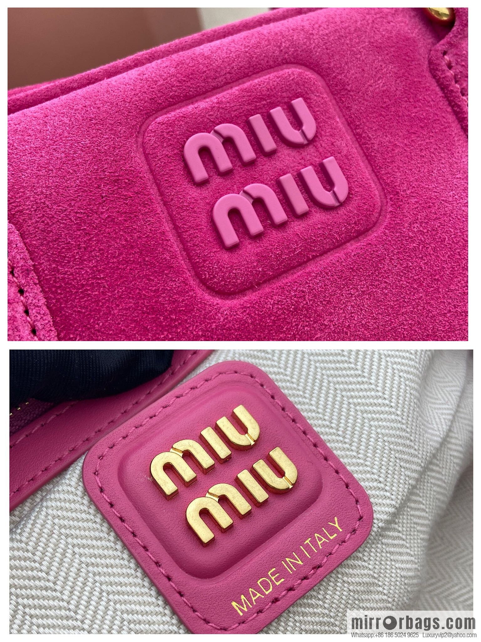 MIUMIU new bowling bag 5BB142 suede