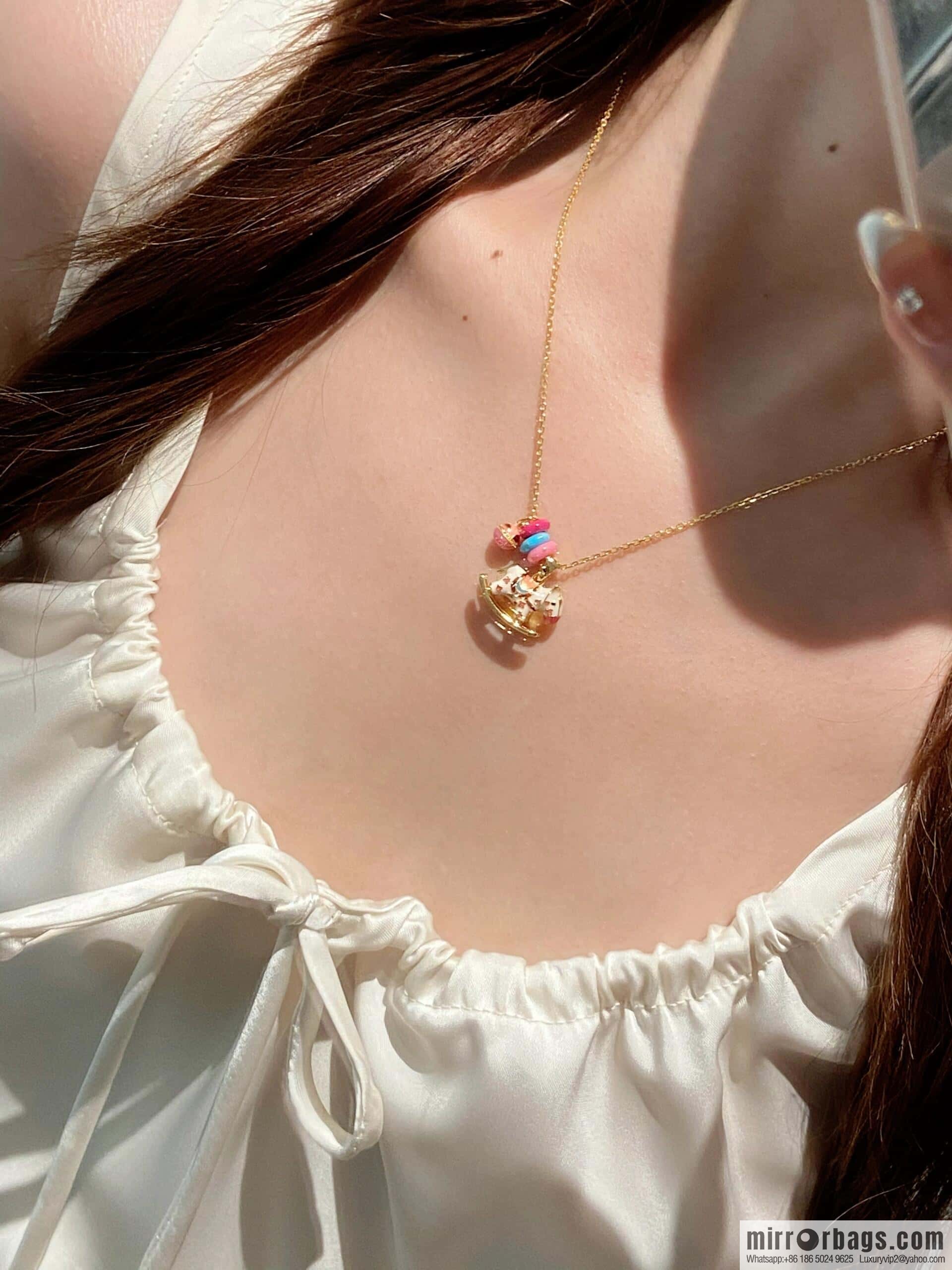 ❗️New ❗️ New ☑️ Vivienne Westwood Macaron Rocking Horse Necklace