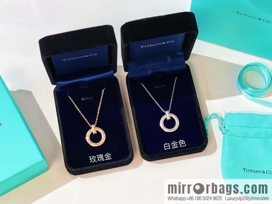❗️New ❗️ ☀ Tiffany & co Tiffany T1 Full Diamond Circle Necklace ☀