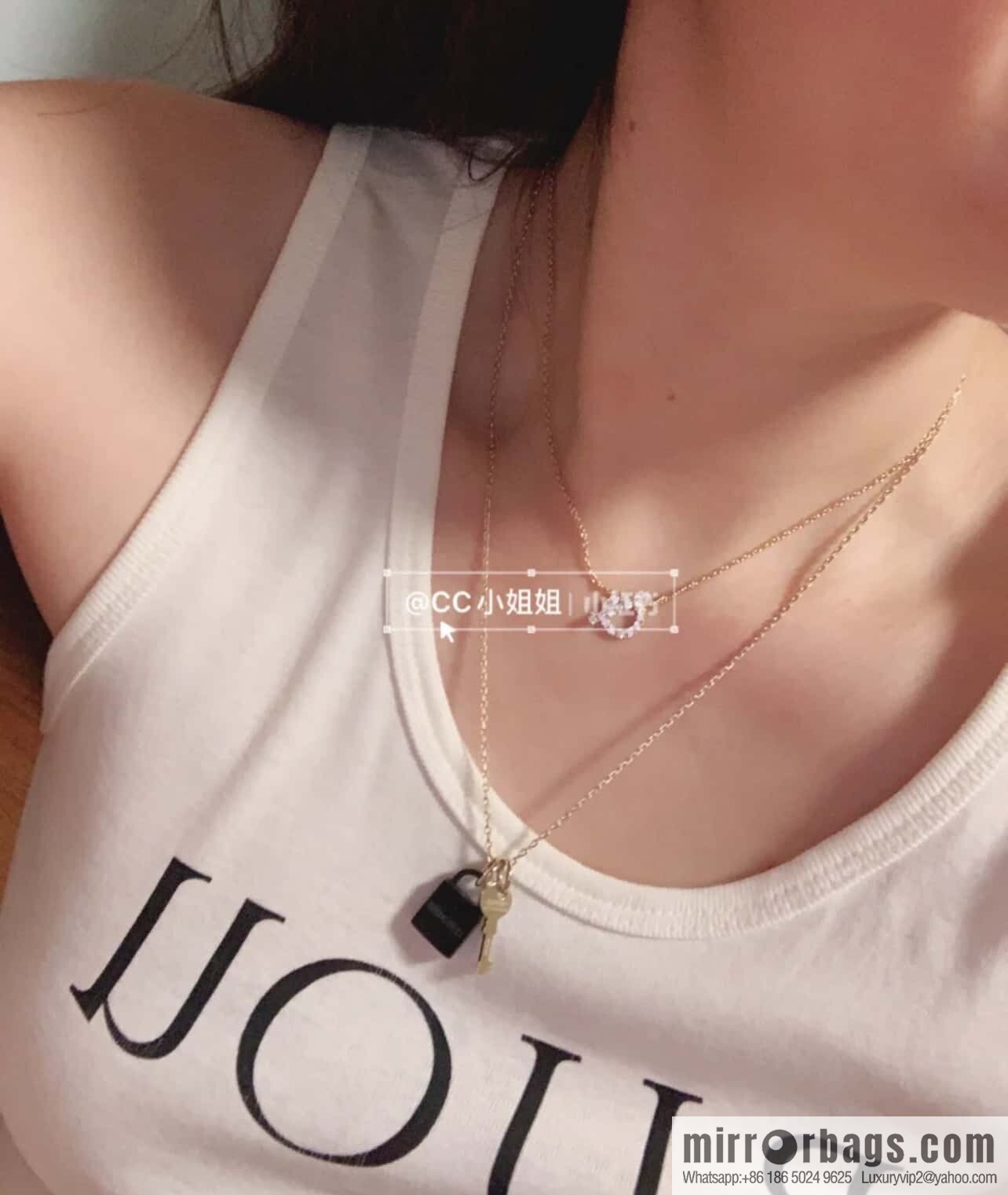 ❗️New ❗️ ☀️ Hermès HERMES Buffalo Horn Amulette Padlock Key Necklace ☀️