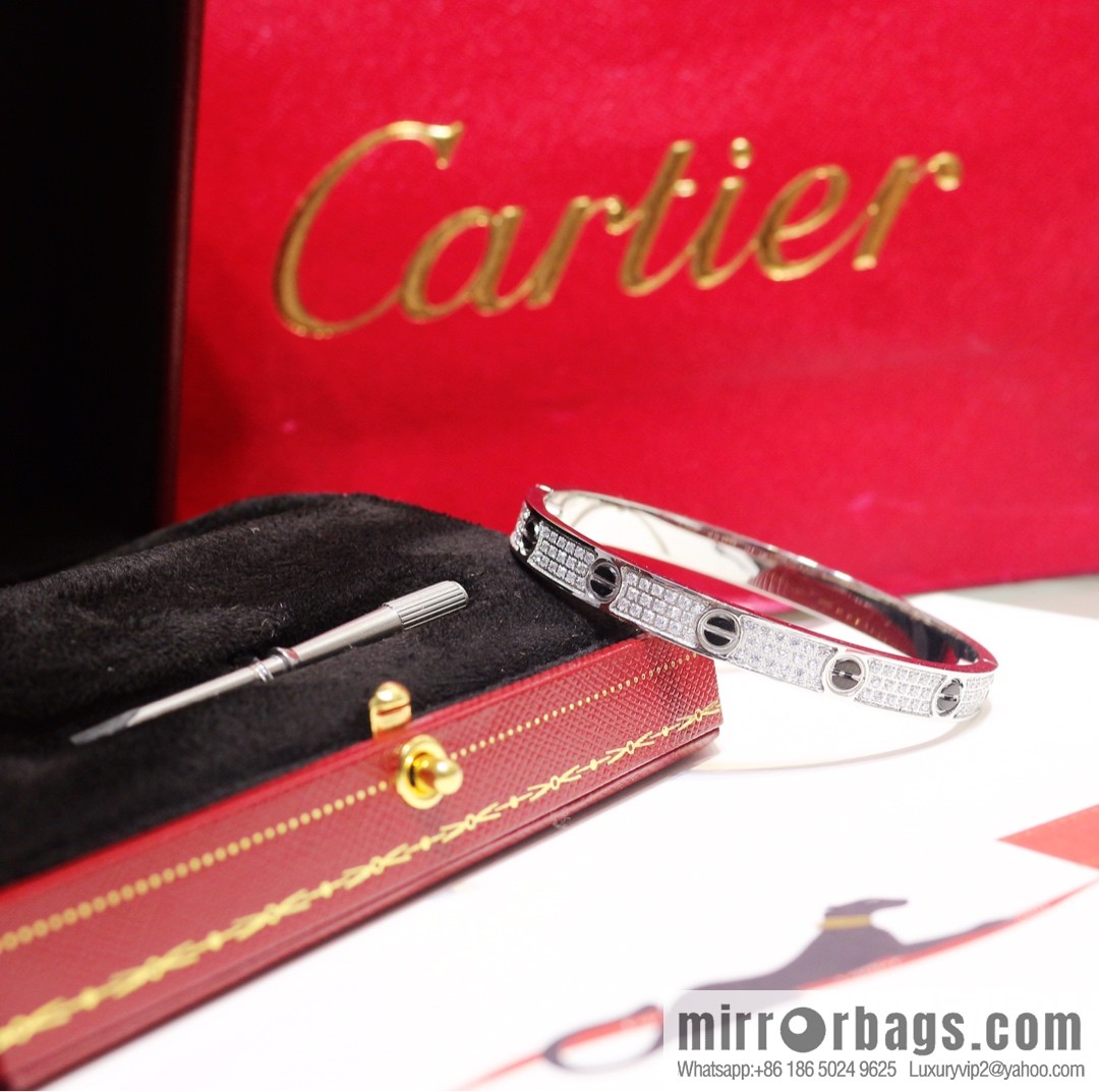 Cartier Classic Black Nail Gypsy Bracelet