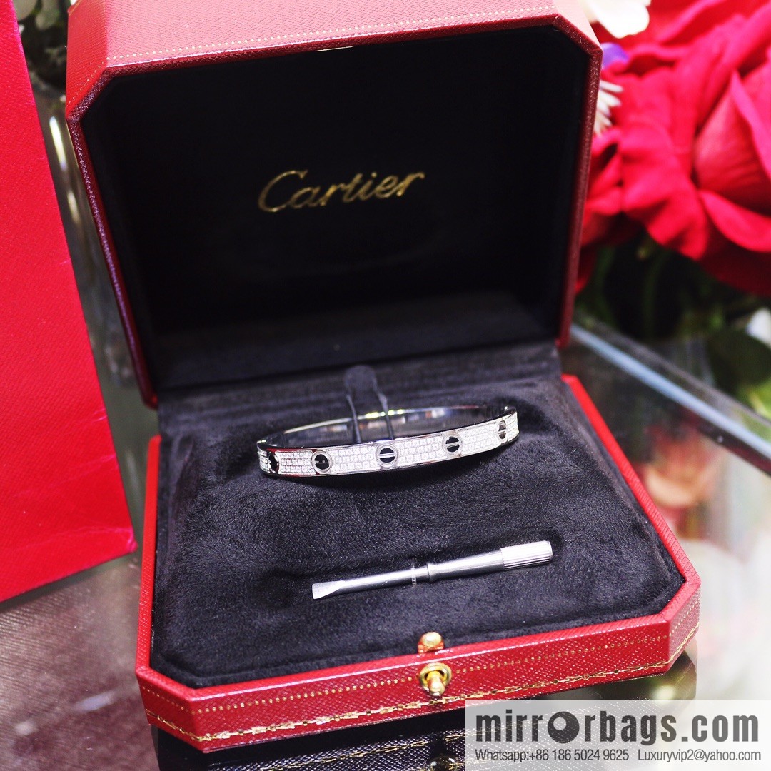 Cartier Classic Black Nail Gypsy Bracelet