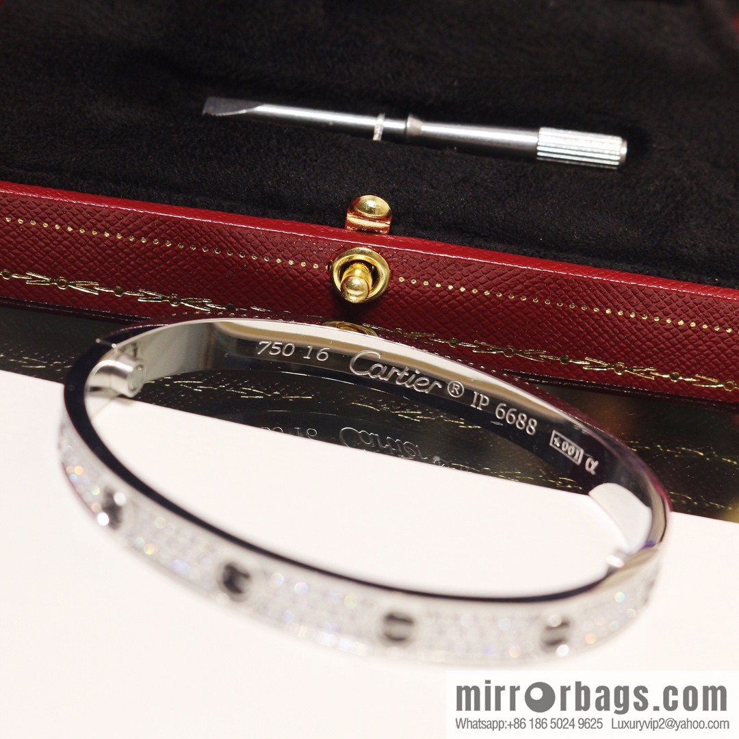 Cartier Classic Black Nail Gypsy Bracelet