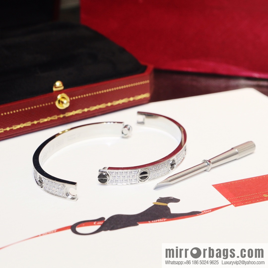 Cartier Classic Black Nail Gypsy Bracelet