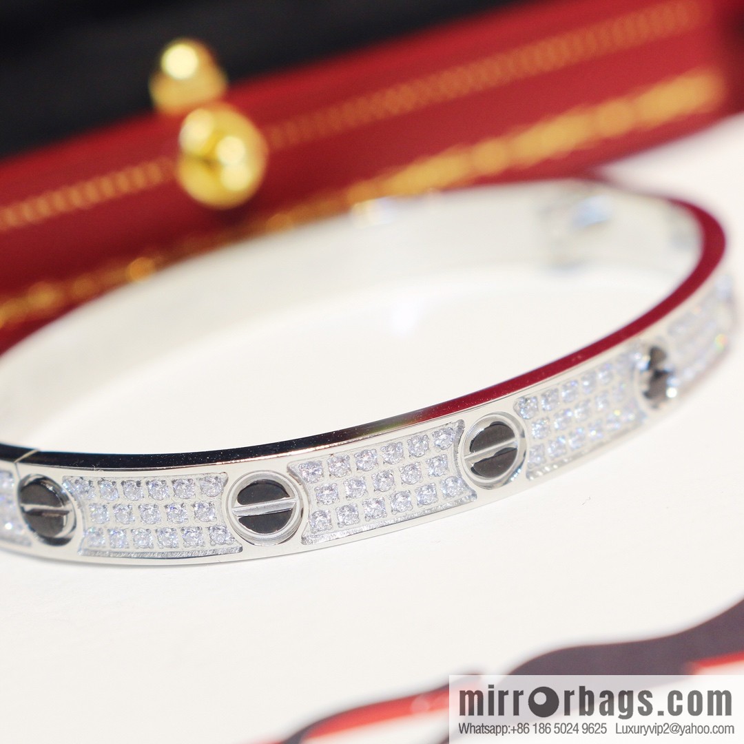 Cartier Classic Black Nail Gypsy Bracelet