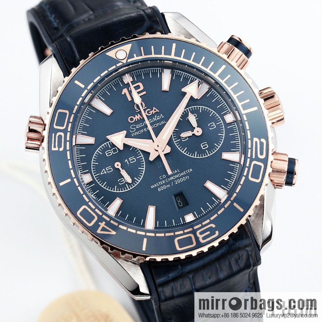 Omega Seamaster 600 meters diving series: movement model: 9900, running second timing automatic machine, watch diameter 45.5mm