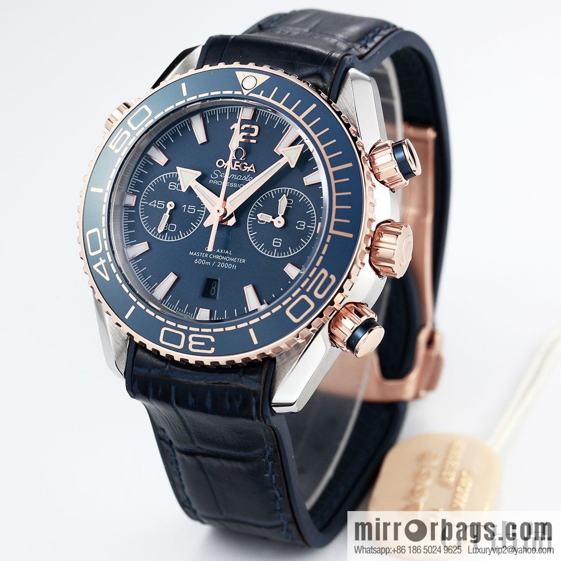 Omega Seamaster 600 meters diving series: movement model: 9900, running second timing automatic machine, watch diameter 45.5mm