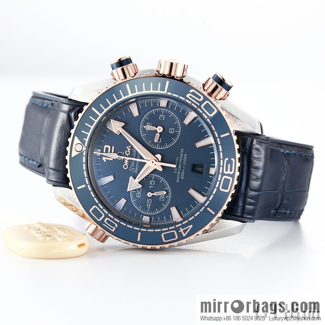 Omega Seamaster 600 meters diving series: movement model: 9900, running second timing automatic machine, watch diameter 45.5mm