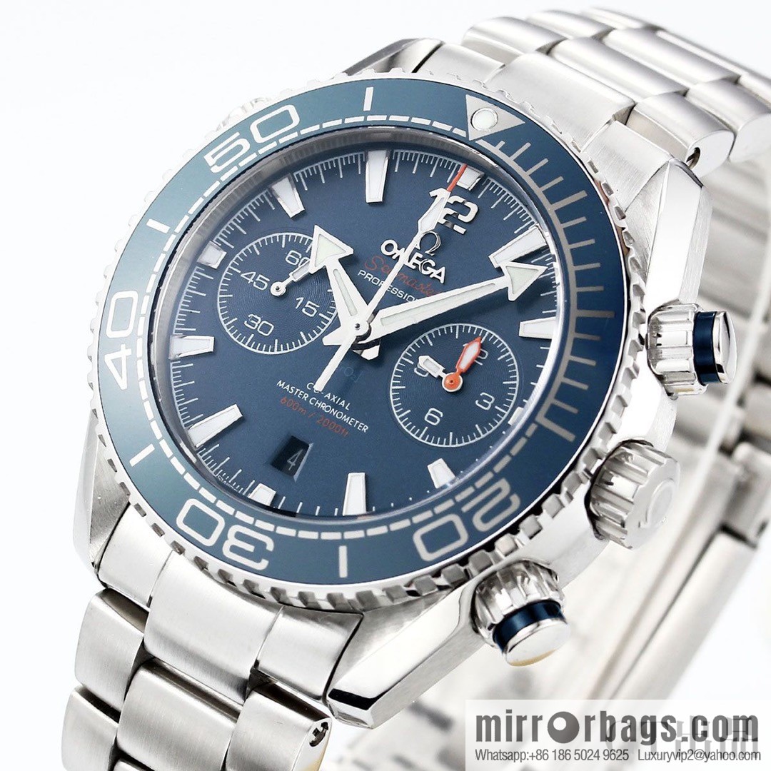 Omega Seamaster 600 meters diving series: movement model: 9900, running second timing automatic machine, watch diameter 45.5mm