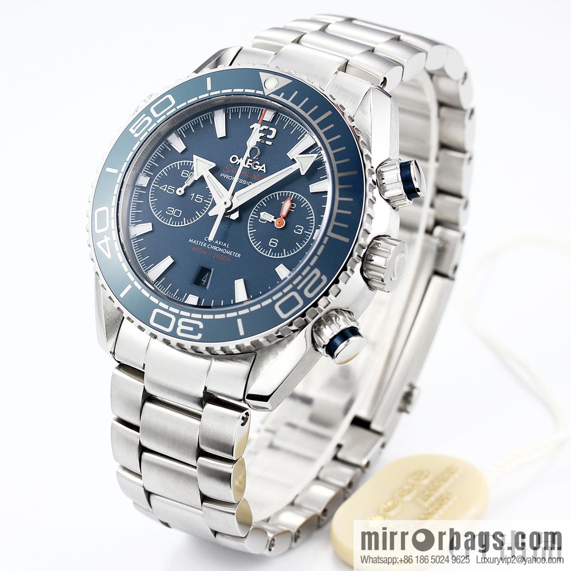 Omega Seamaster 600 meters diving series: movement model: 9900, running second timing automatic machine, watch diameter 45.5mm