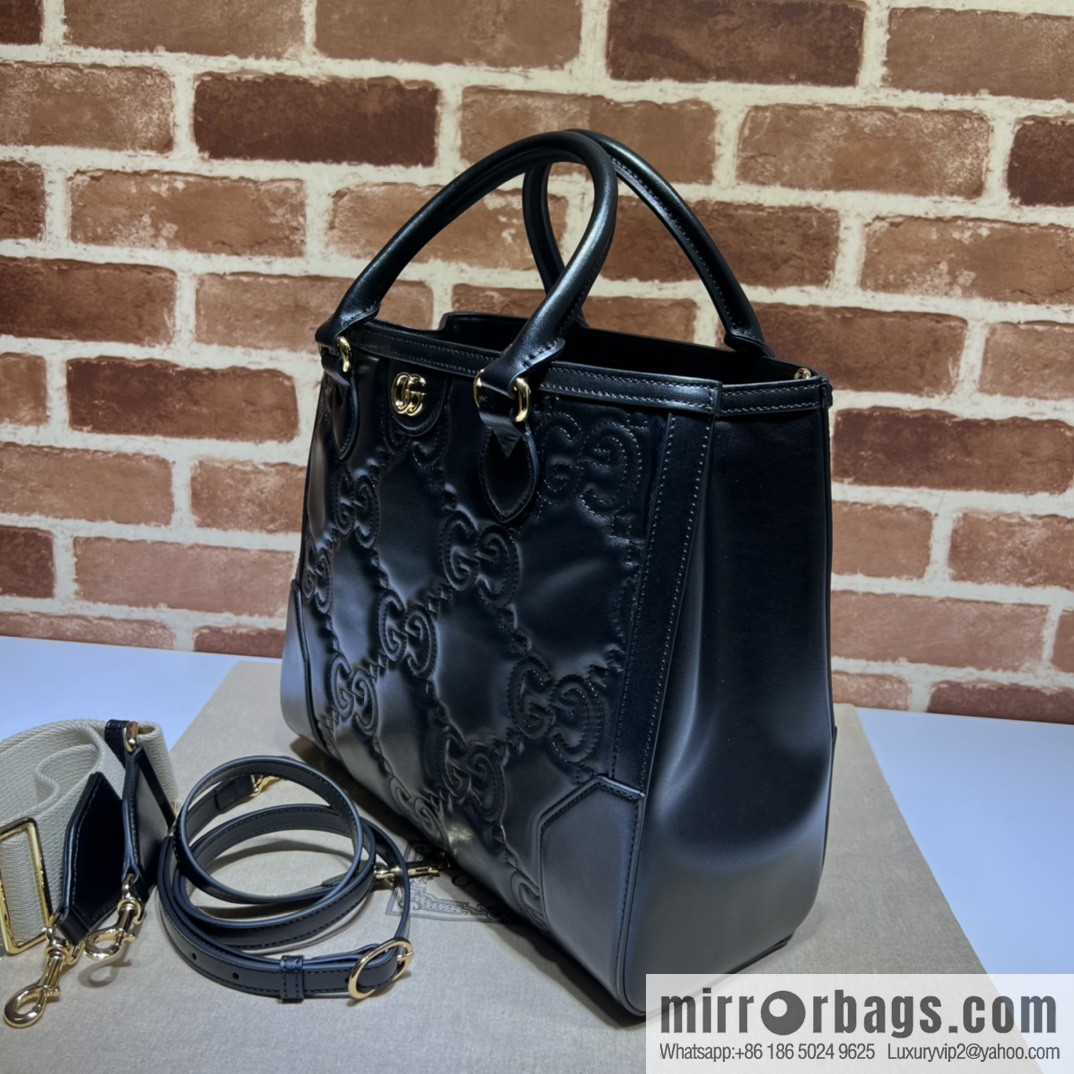 GUCCI Gucci GG Matelassé leather (fabric) tote bag 728236