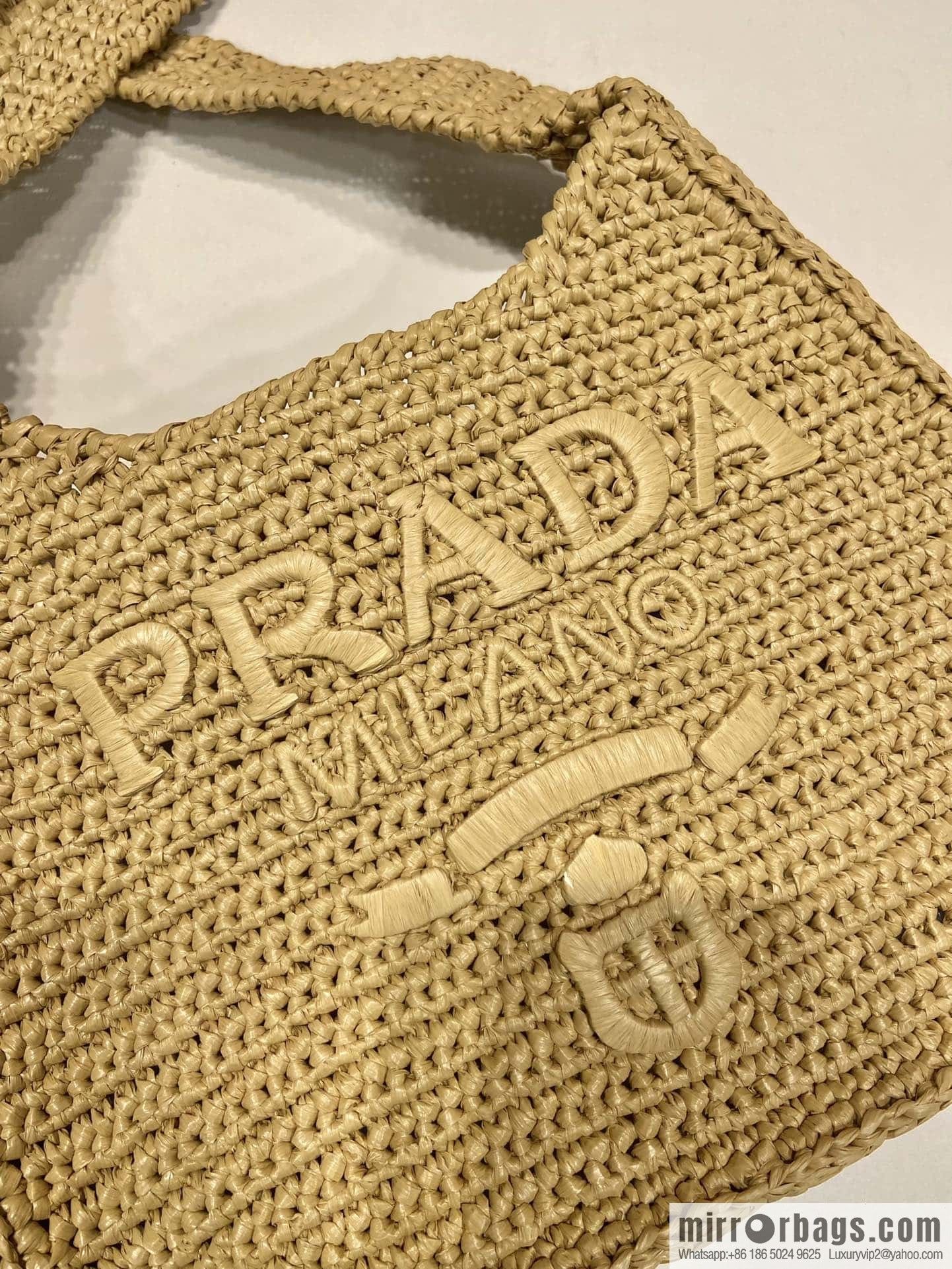 PRADA Prada hand woven shoulder bag 1BG186