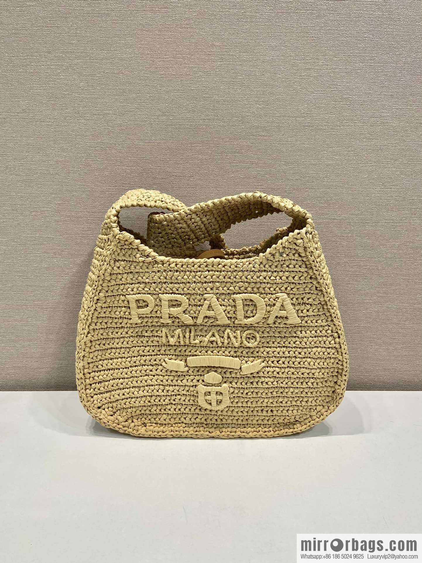 PRADA Prada hand woven shoulder bag 1BG186