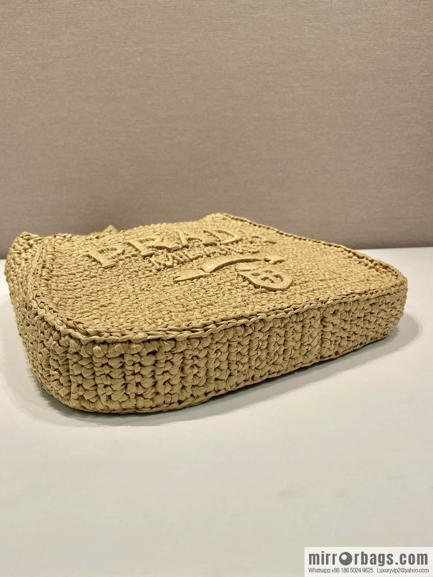 PRADA Prada hand woven shoulder bag 1BG186