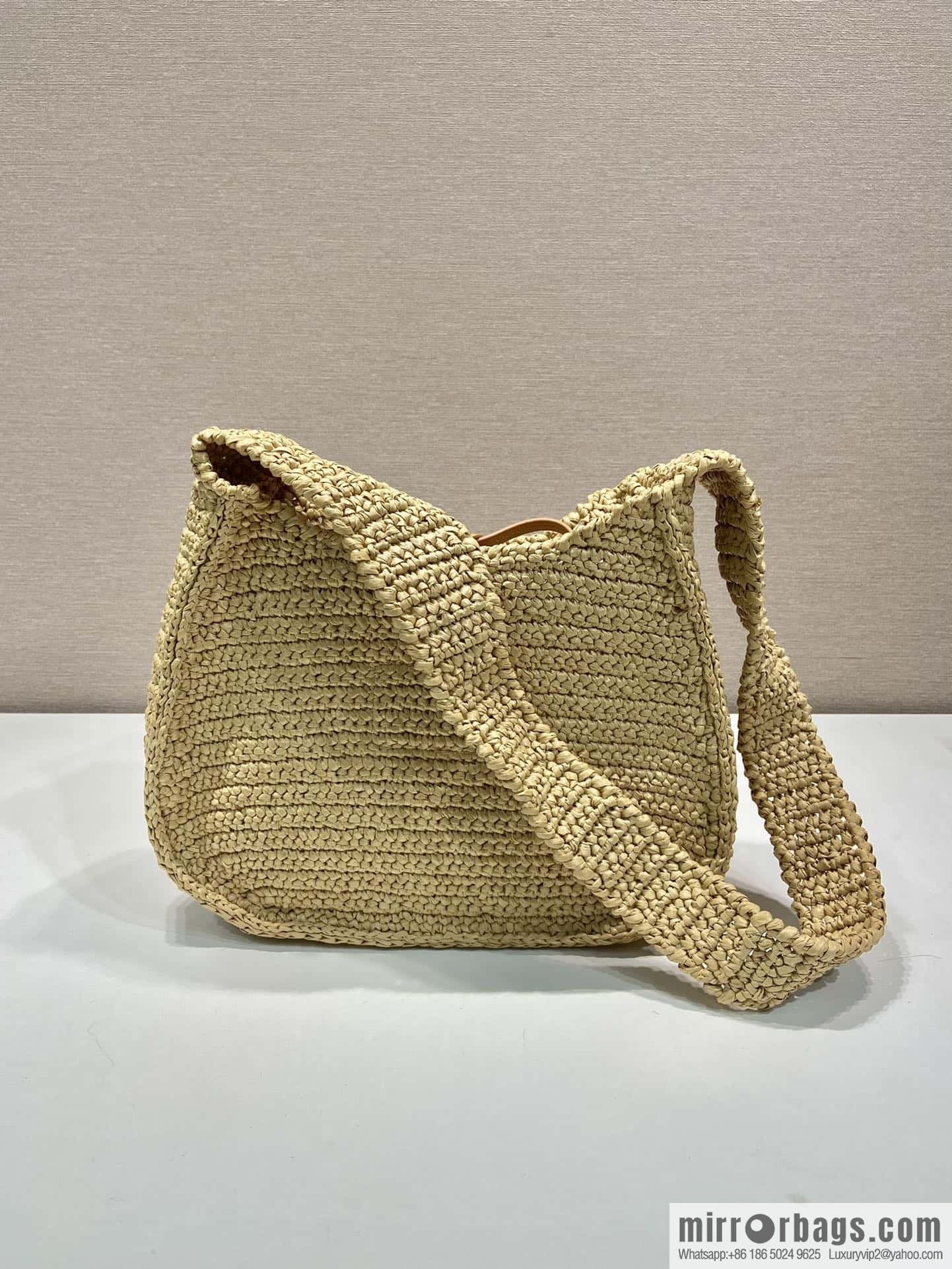 PRADA Prada hand woven shoulder bag 1BG186