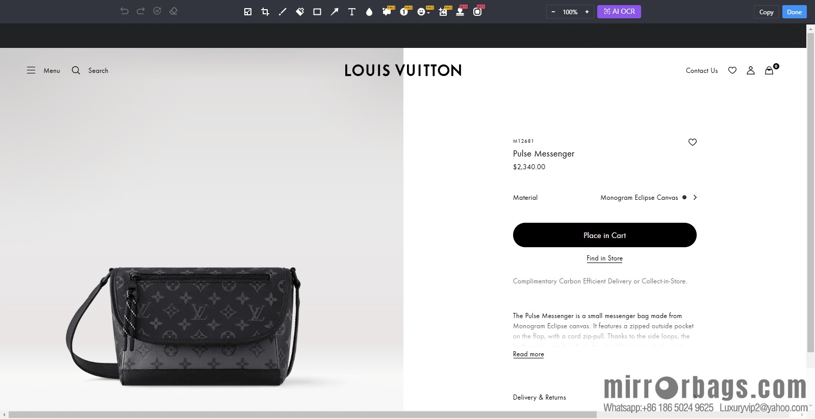 LV M12681 Pulse Messenger