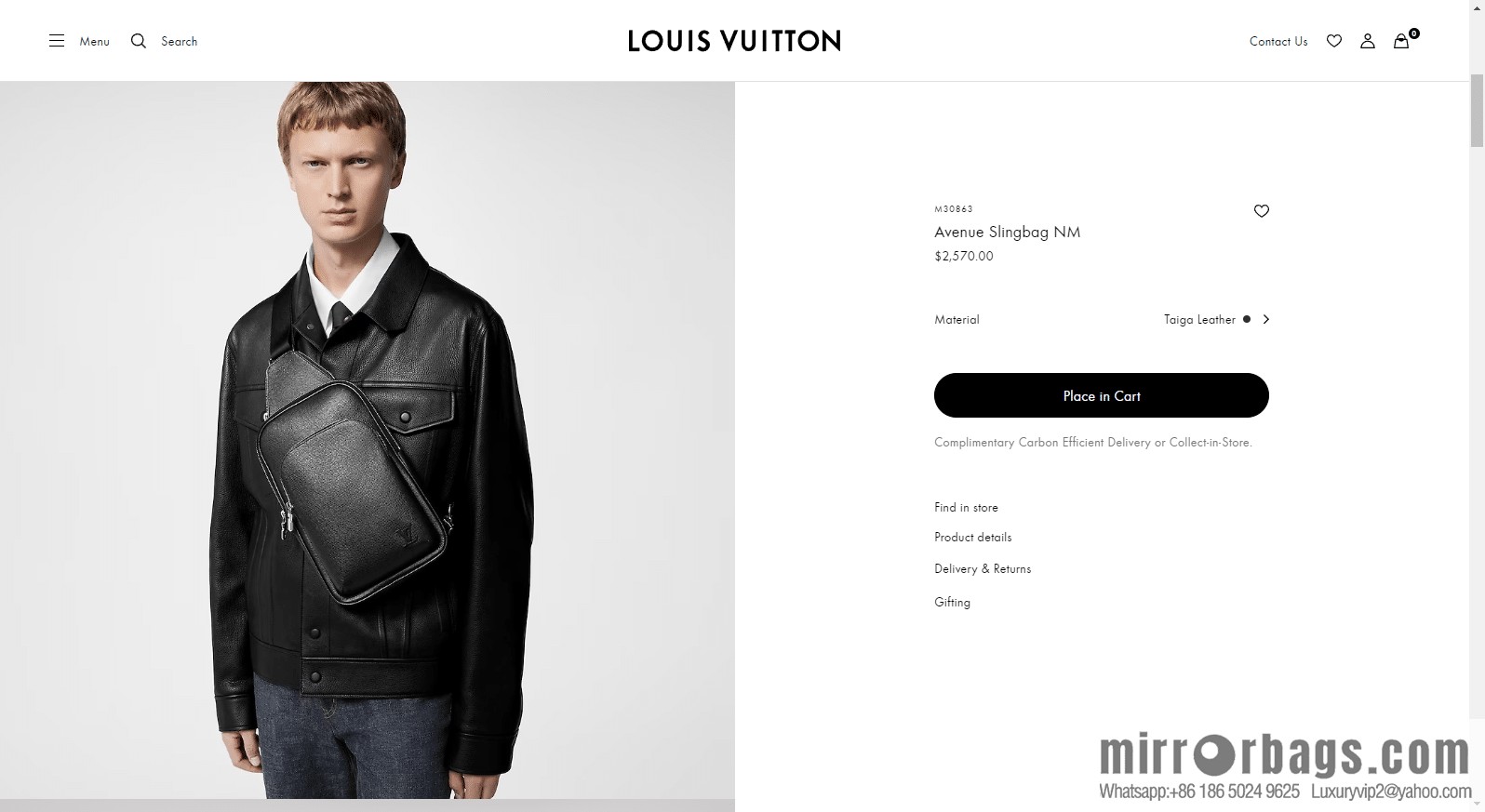 LV M30863 AVENUE NM shoulder bag
