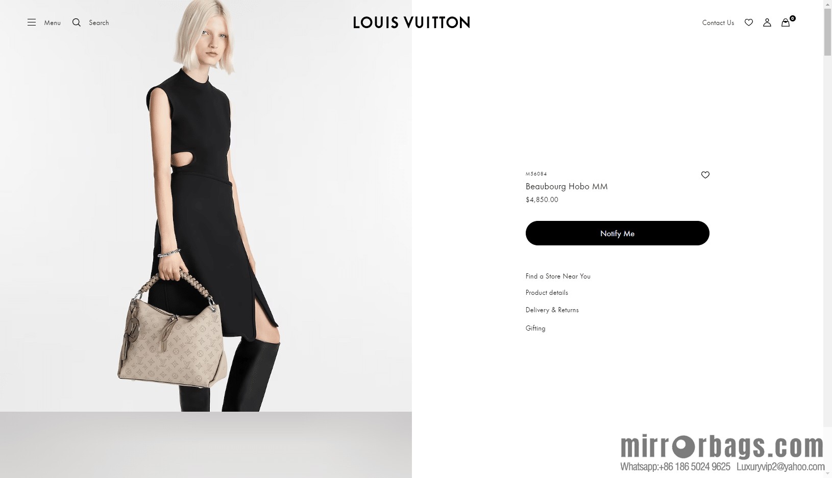 LV M56084 BEAUBOURG HOBO medium handbag