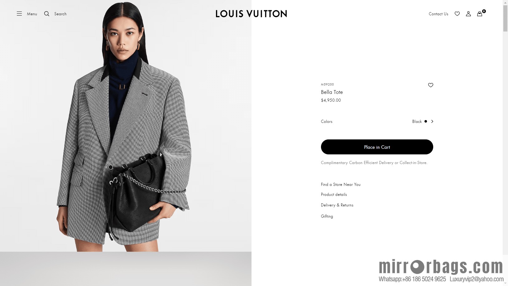 LV M59200 BELLA TOTE handbag