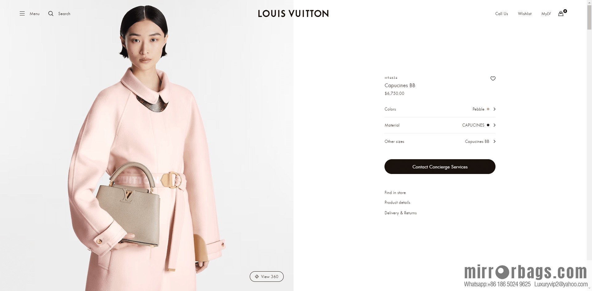 LV M94634 Capucines BB Handbag