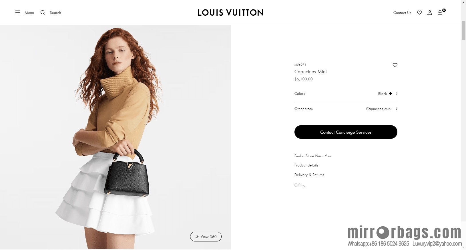 LV M56071 Capucines mini handbag