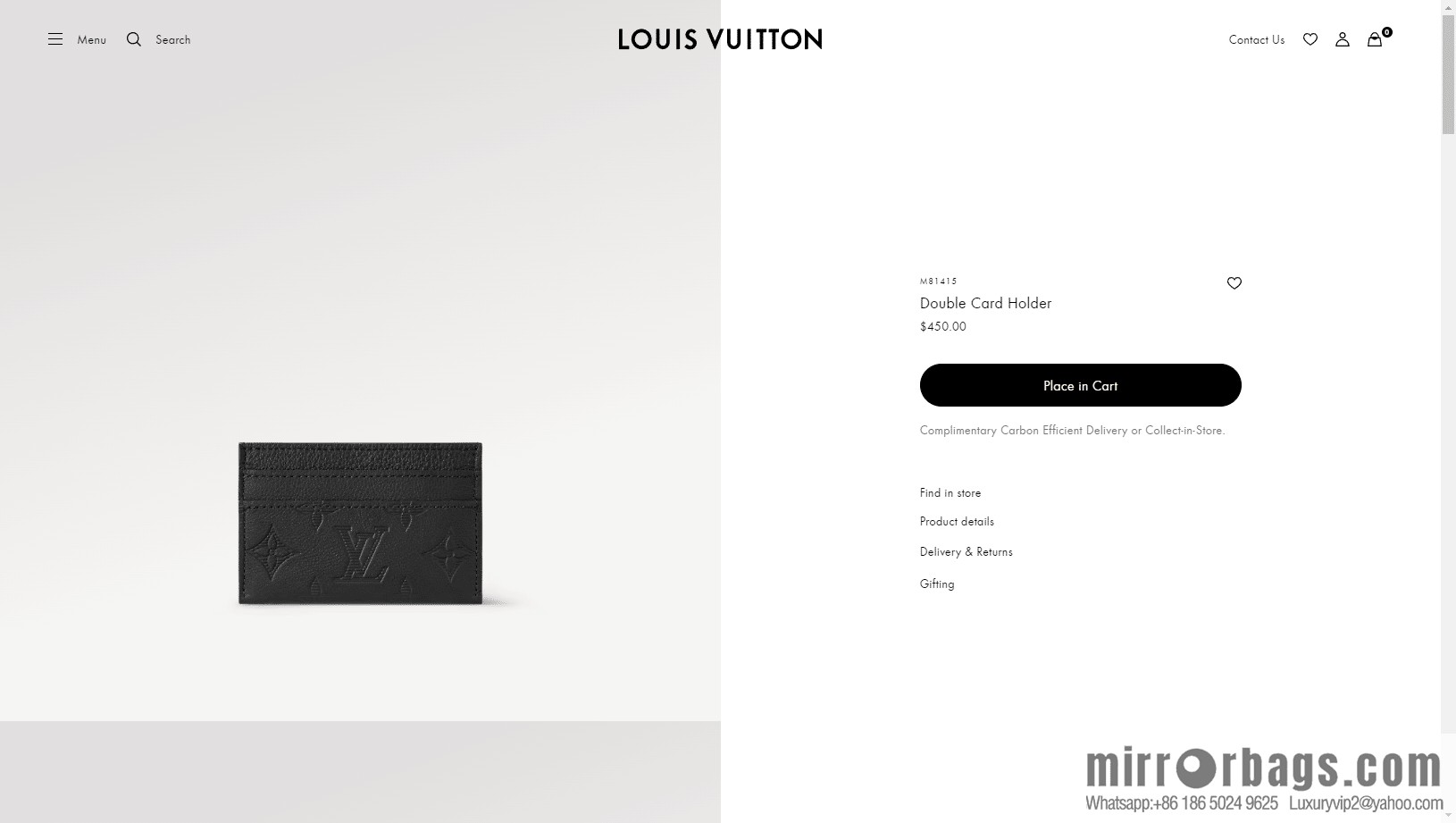 LV DOUBLE M81415 Premium