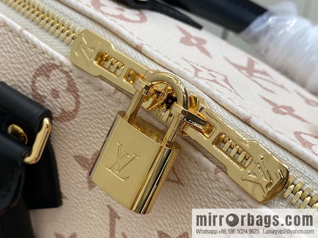 [Boutique‑grade] M46096 white flower M46234speedy pillow bag series M45957 SPEEDY BANDOULIZRE 20 handbag