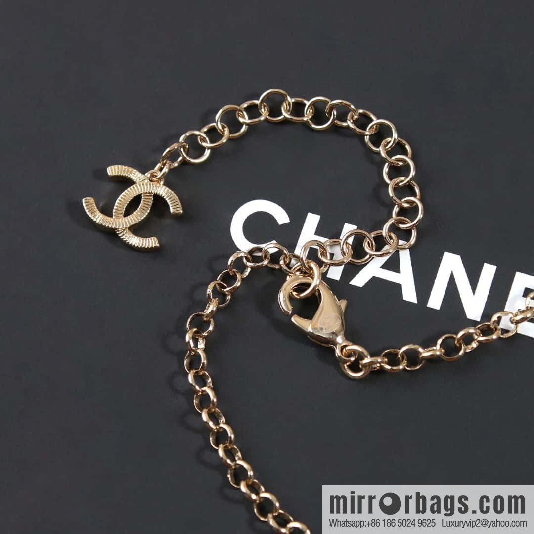 ☀️New ☑️ Chanel square diamond sweater chain necklace