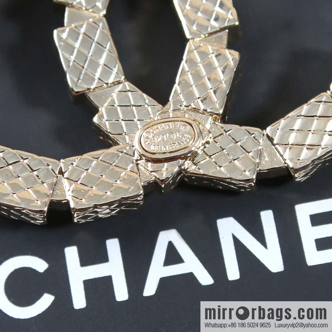 ☀️New ☑️ Chanel Double C Square Diamond Brooch ☀️