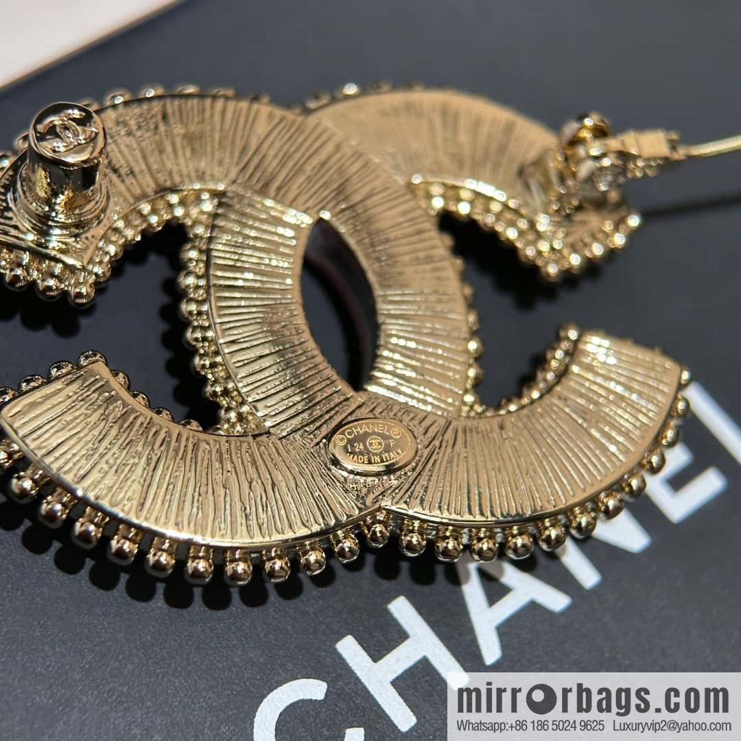❗️New ❗️ ☀️ New ☑️ Chanel Double C Pink Glazed Brooch ☀️