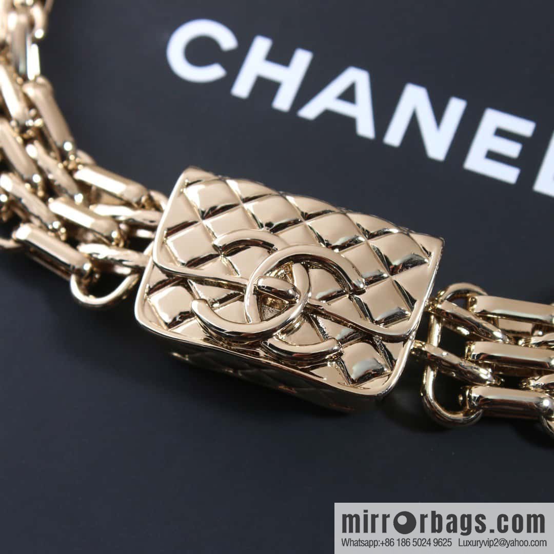 ☀️New ☑️ Chanel Double C Gold Bag Waist Chain Belt