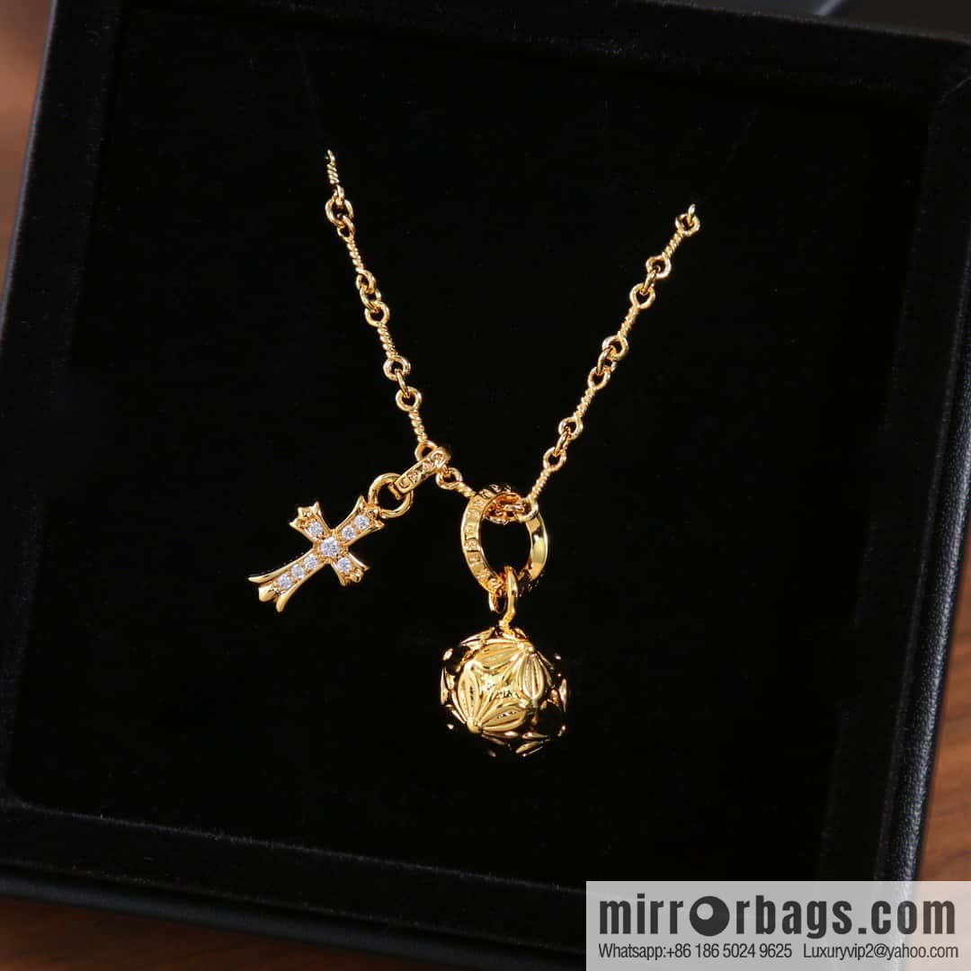 ☀New Croxin Cross Ball Necklace ☀