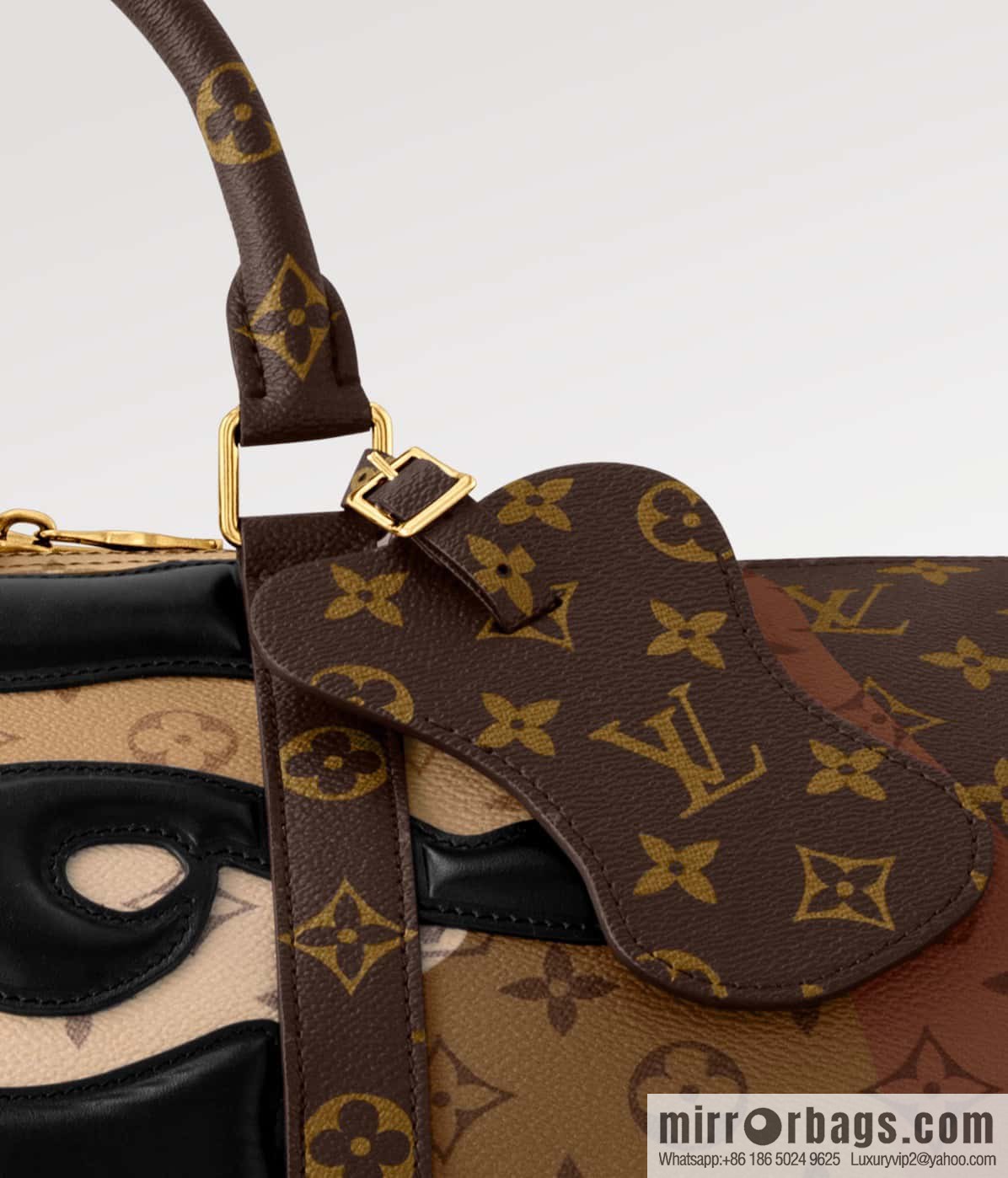[Boutique‑grade] M46777 monogram (eye series) travel bag series KEEPALL BANDOULIZRE 55 travel bag