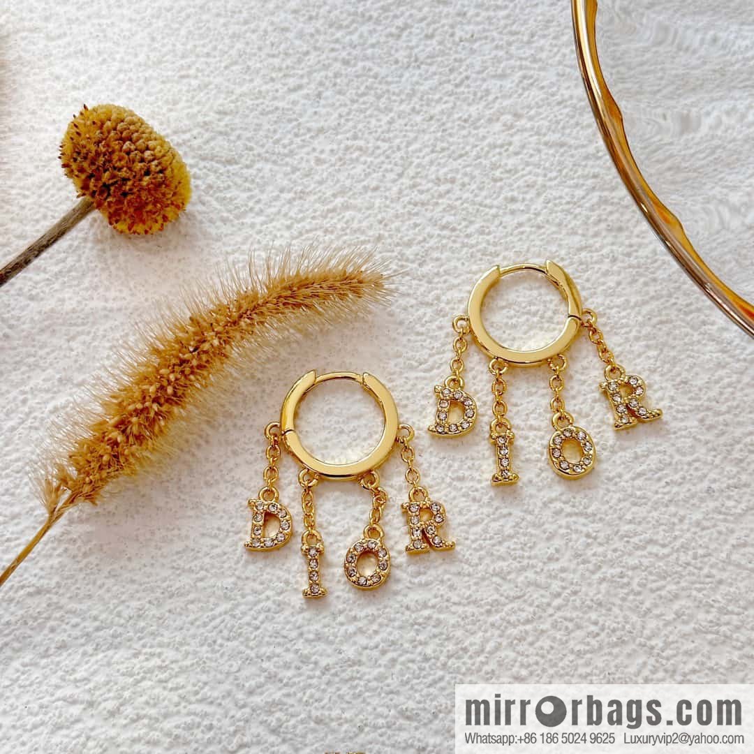 New ☑️ Dior tassel letter earrings stud earrings