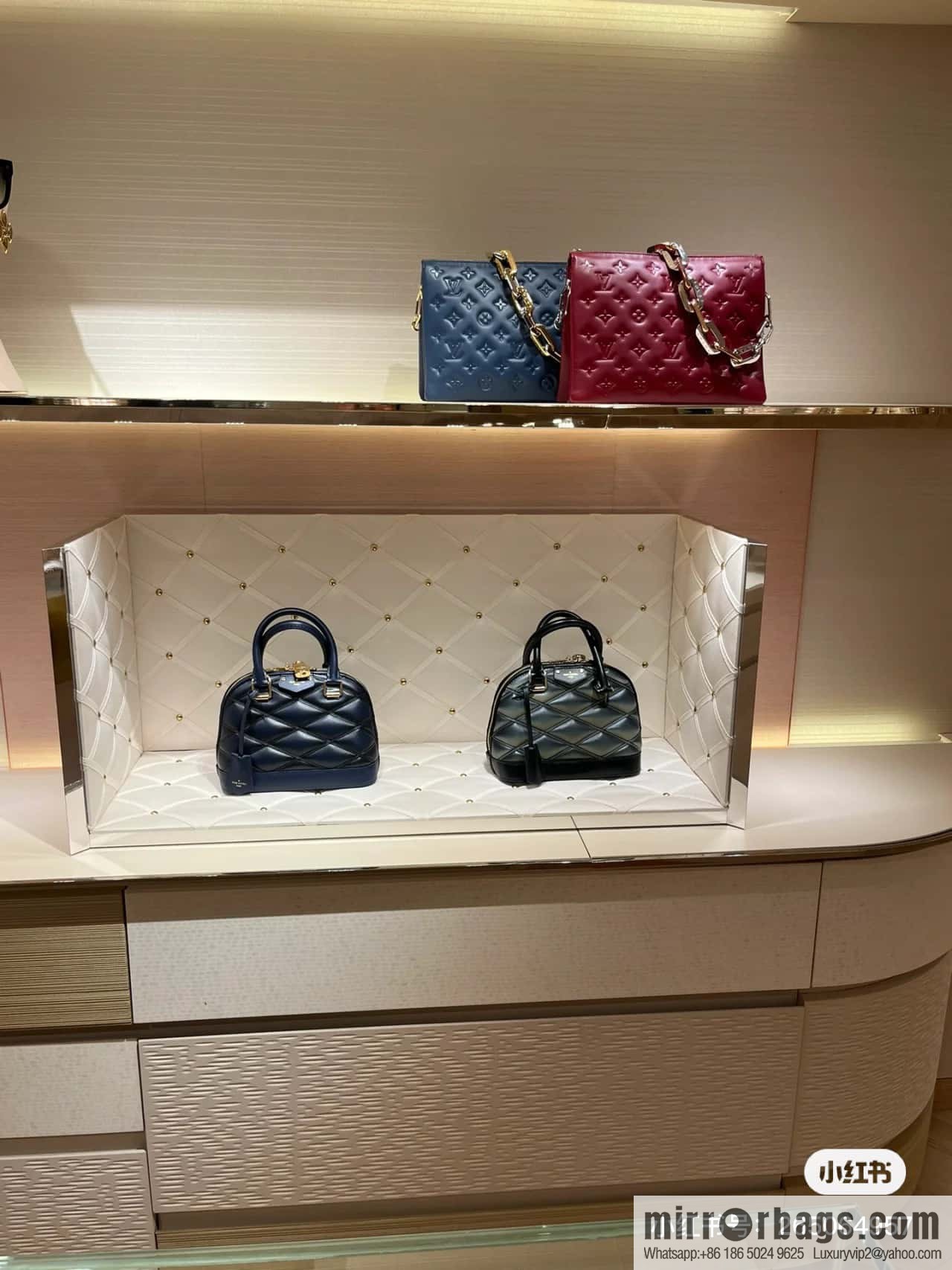 [Premium‑quality] M23666 gradual change diamond, full leather shell bag series Alma BB shell handbag
