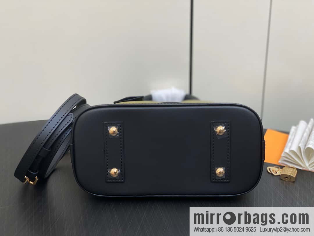 [Premium‑quality] M23666 gradual change diamond, full leather shell bag series Alma BB shell handbag