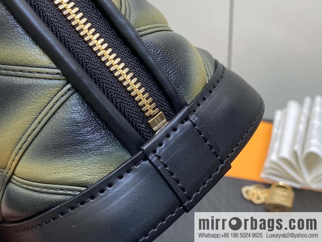 [Premium‑quality] M23666 gradual change diamond, full leather shell bag series Alma BB shell handbag