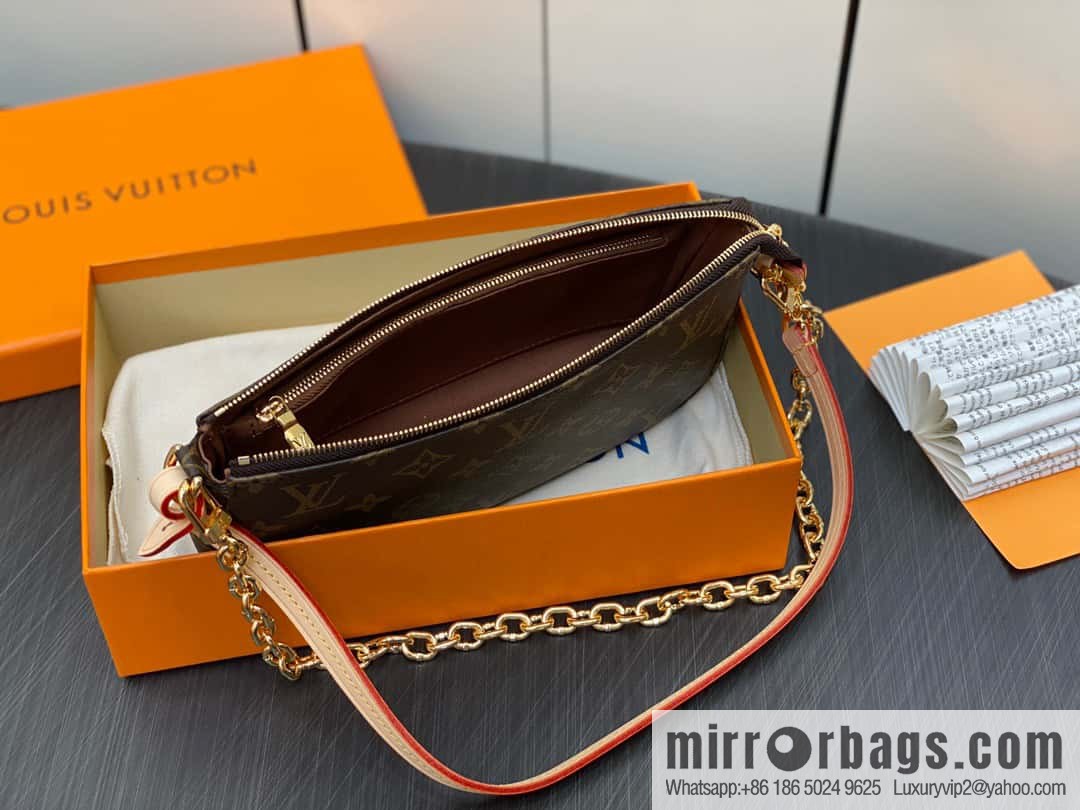 [Premium‑quality] M82766 monogram new version, mahjong bag series POCHETTE ACCESSOIRES handbag