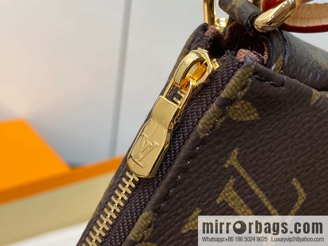 [Premium‑quality] M82766 monogram new version, mahjong bag series POCHETTE ACCESSOIRES handbag