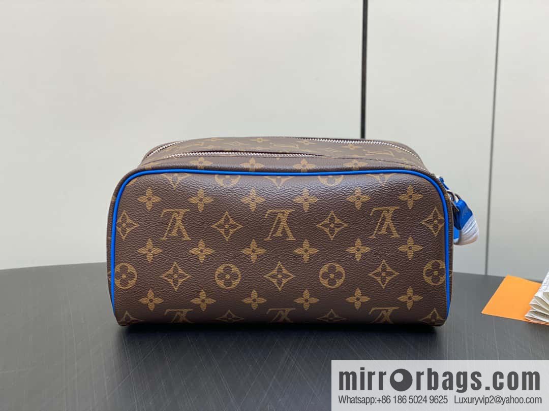 [Boutique‑grade] M46763 monogram blue M44494 pouch toilet bag series DOPP toilet bag