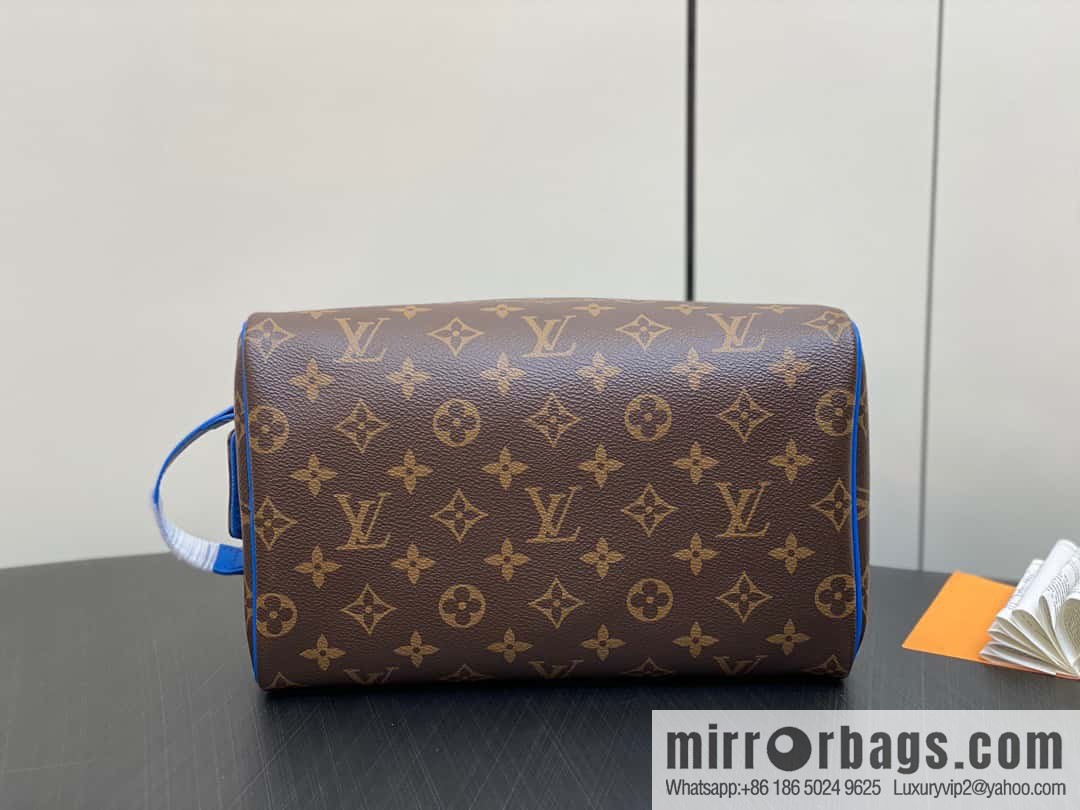 [Boutique‑grade] M46763 monogram blue M44494 pouch toilet bag series DOPP toilet bag