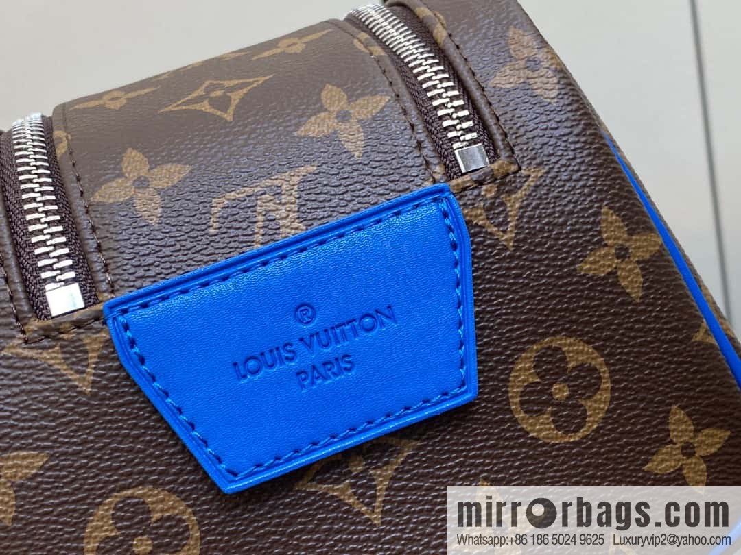 [Boutique‑grade] M46763 monogram blue M44494 pouch toilet bag series DOPP toilet bag