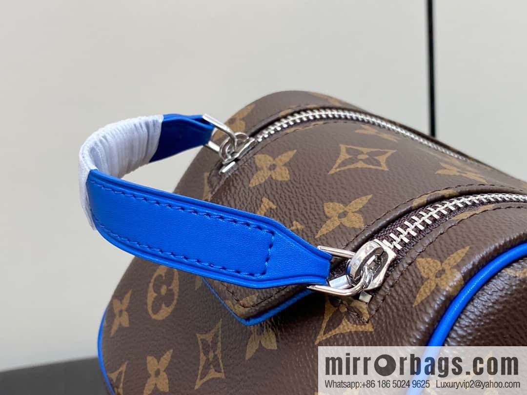 [Boutique‑grade] M46763 monogram blue M44494 pouch toilet bag series DOPP toilet bag