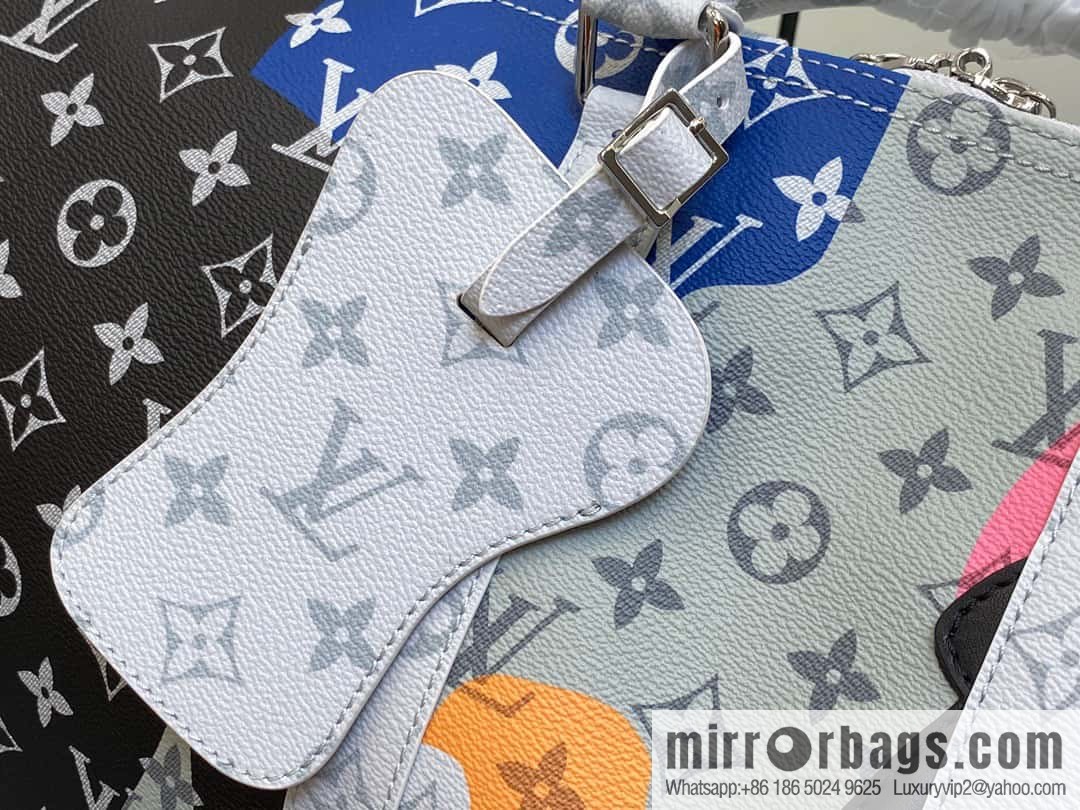 [Boutique‑grade] M23160 white flower (eye series) travel bag series KEEPALL BANDOULIZRE 45 travel bag