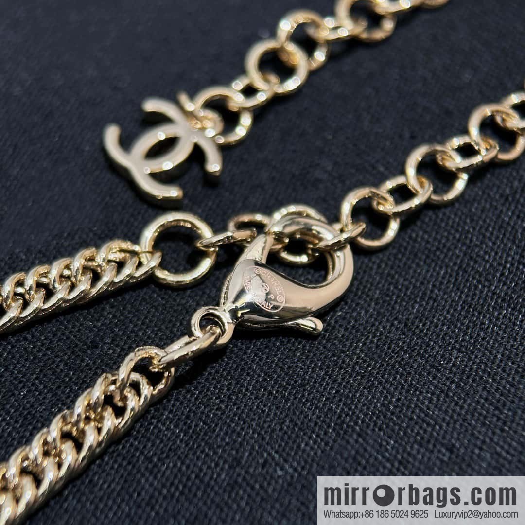 ❗️New ❗️ ☀️ New ☑️ Chanel Denim Double C Button Long Necklace ☀️